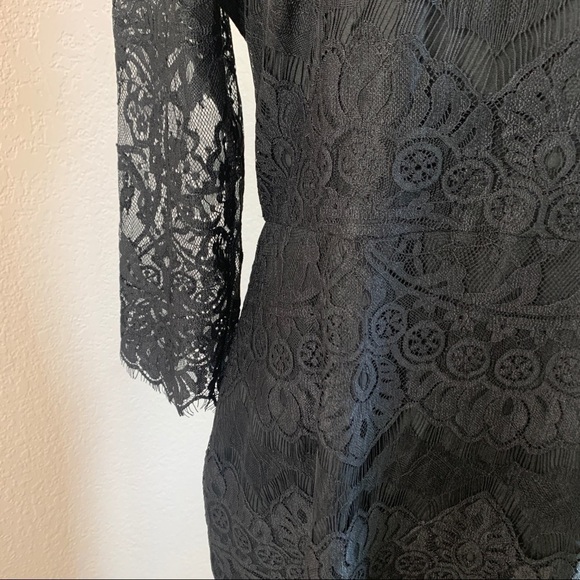 BB Dakota Lace Dress Black Size 10 - Picture 5 of 13